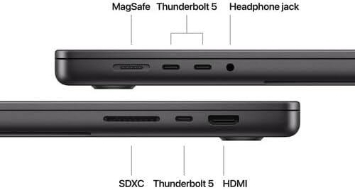Apple 2024 MacBook Pro with Apple M4 Max Chip (16-inch, 48GB RAM, 1TB SSD Storage) (QWERTY English) Space Black（Refurbished）