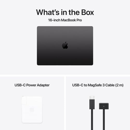 Apple 2024 MacBook Pro with Apple M4 Max Chip (16-inch, 48GB RAM, 1TB SSD Storage) (QWERTY English) Space Black（Refurbished）